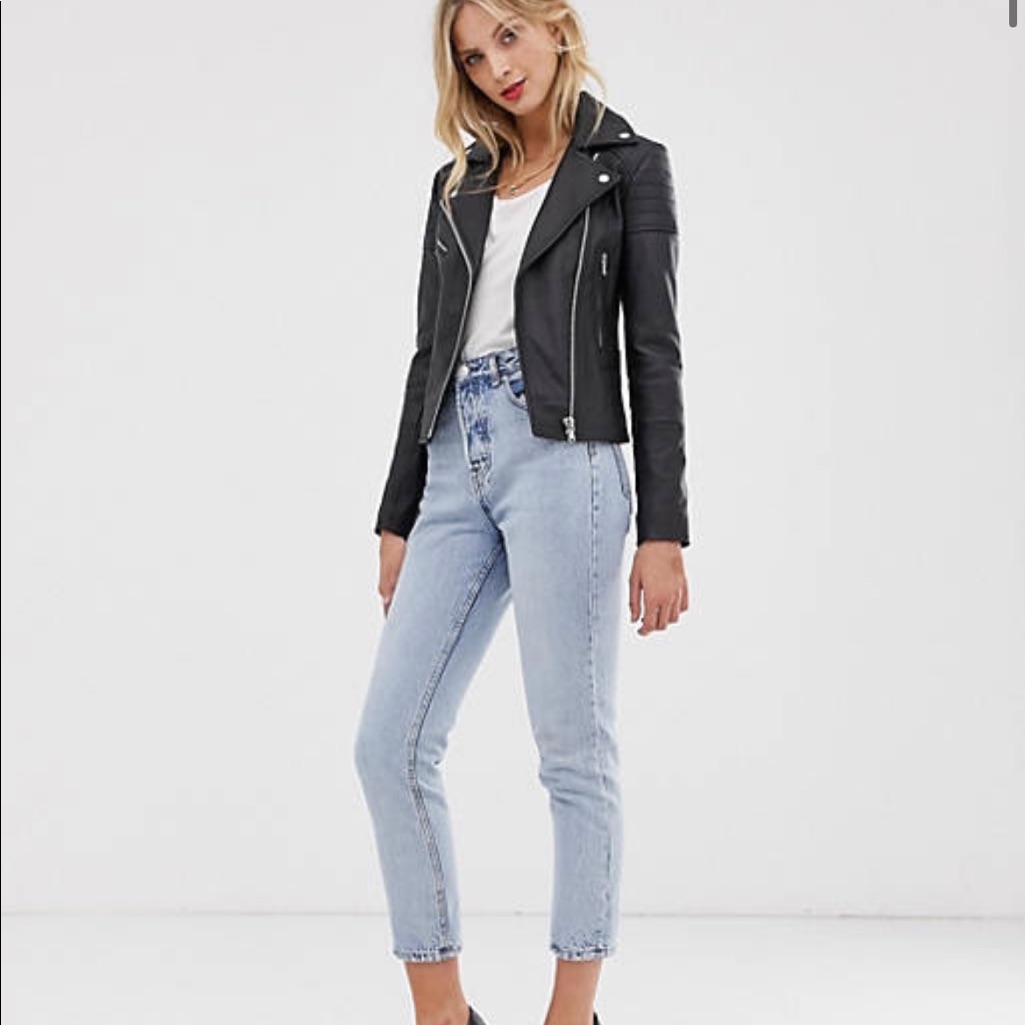 Barney's Originals Clara Real Leather Jacket